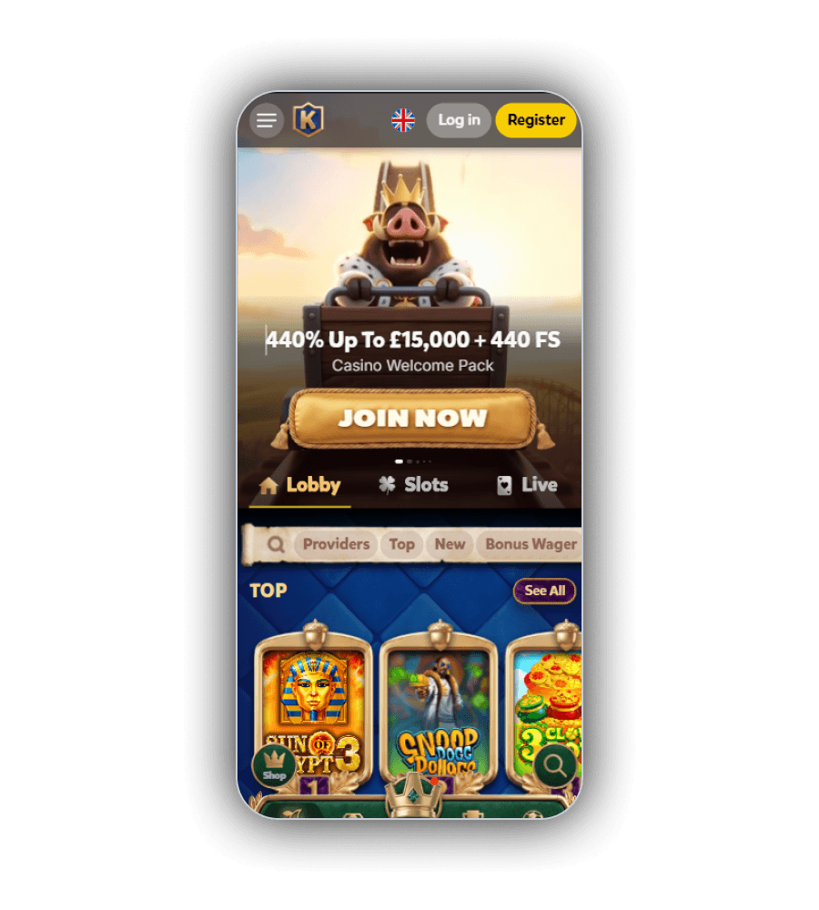 Kignia Casino Lobby UK